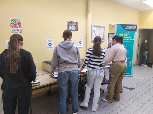 Aveyron dans l'assiette - Opération Anti Gaspi au collège (...)